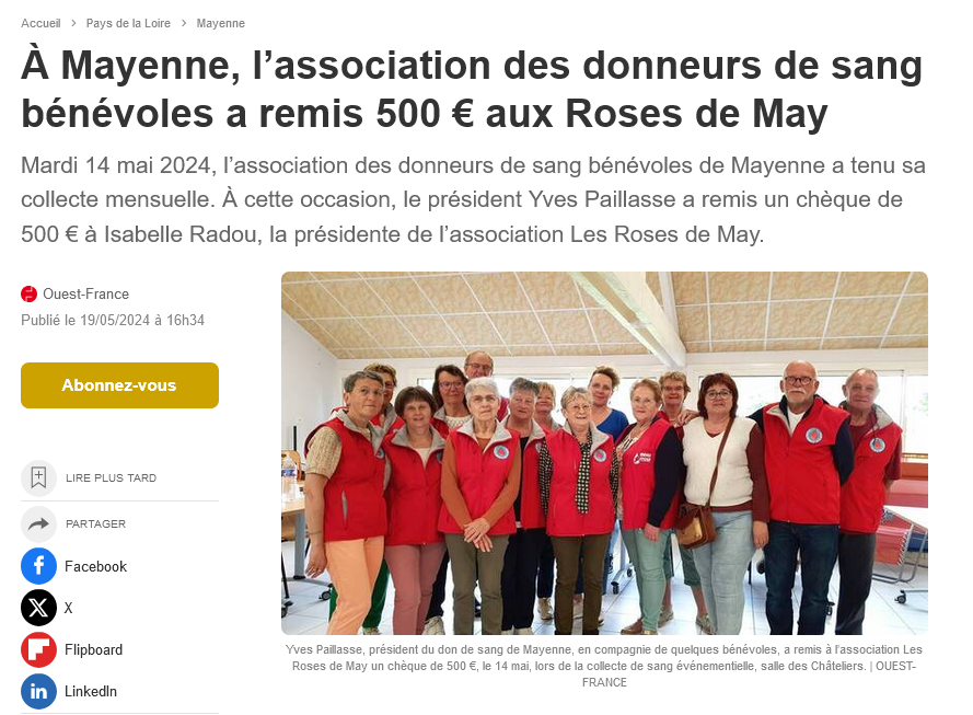 Screenshot 2024 11 07 at 16 49 21 a mayenne l association des donneurs de sang benevoles a remis 500 aux roses de may