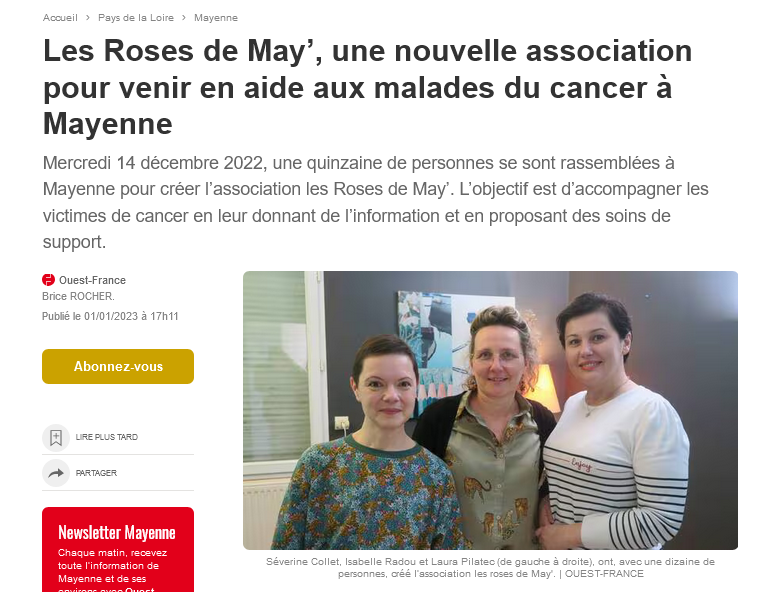 Screenshot 2024 11 07 at 17 06 49 les roses de may une nouvelle association pour venir en aide aux malades du cancer a mayenne